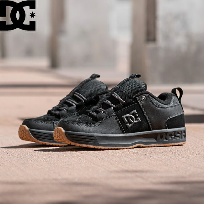 スニーカー DC SHOES ディーシーシューズ LYNX OG SKATEBOARD SHOES Black/Gum シューズ スケシュー スケートボード メンズ