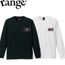 レンジ range tシャツ Equalizer tone L/S tee Black White 長袖 Tシャツ カットソー メンズ レディース