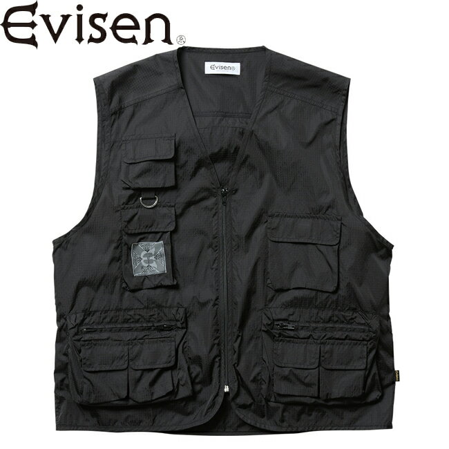 Rakuten - ベスト Evisen エヴィセン ONE-DAY VEST Black メンズ