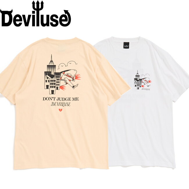 Rakuten - tシャツ Deviluse デビルユース Don't Judge Me SS T-Shirts White Natural 半袖tシャツ カットソー メンズ レディース