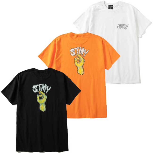 ストーミー STORMY x CARELESS tシャツ SMOKE SS TEE Black Orange White ケアレス コラボ 半袖Tシャツ カットソー メンズ レディース