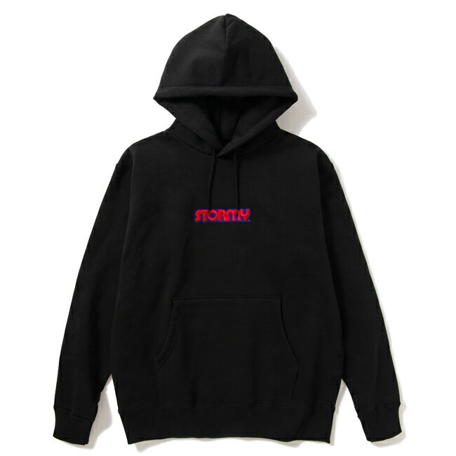 Rakuten - パーカー STORMY ORIGINAL ストーミー Logo 3D Embroidery Pullover Hoodie Black プルオーバーフード スウェット メンズ レディース