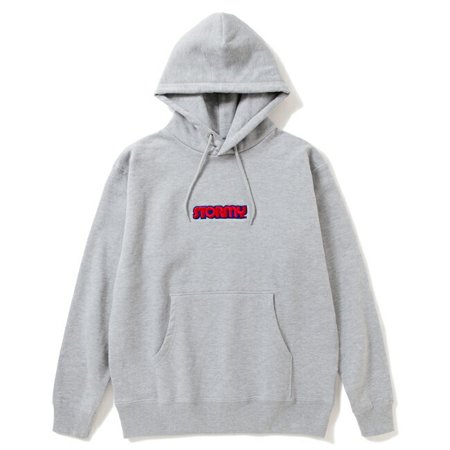 パーカー STORMY ORIGINAL ストーミー Logo 3D Embroidery Pullover Hoodie Heather Gray プルオーバーフード スウェット メンズ レディース