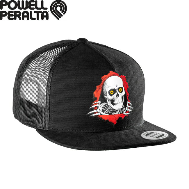 Rakuten - キャップ POWELL PERALTA パウエルペラルタ Ripper Mesh Snap Back Cap Back スナップバック メッシュ 帽子 メンズ レディース