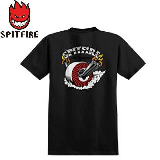 Rakuten - tシャツ SPITFIRE スピットファイア BURNOUT Pocket S/S TEE Black 半袖Tシャツ カットソー メンズ レディース