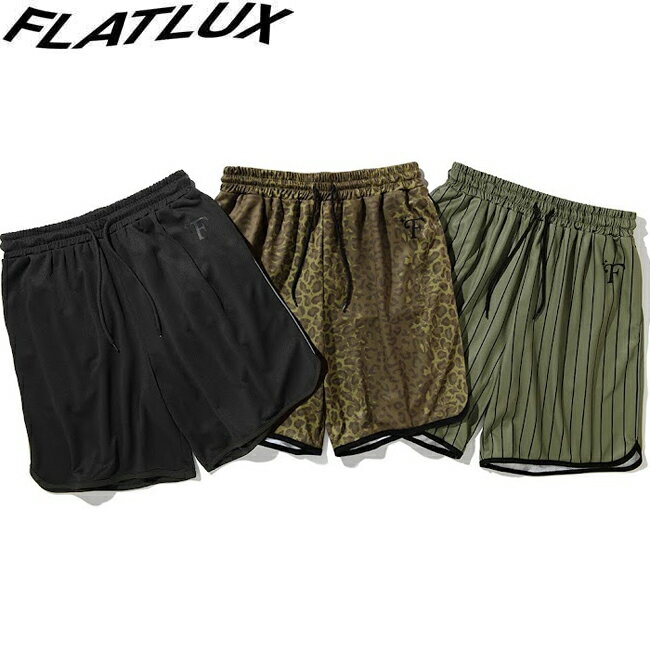 Rakuten - パンツ FLATLUX フラットラックス Drifter Short Pant Black Leopard CAMO Army Stripe ショーツ ショートパンツ メンズ レディース