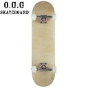スケートボード スケボー コンプリート 完成品 ブランク 8インチ コニカルウィール O.G.G SKATEBOARD COMPLETE
