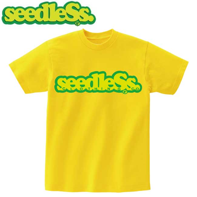 シードレス seedleSs tシャツ COOP REGULAR S/S TEE(YELLOW)半袖 Tシャツ イエロー カットソー