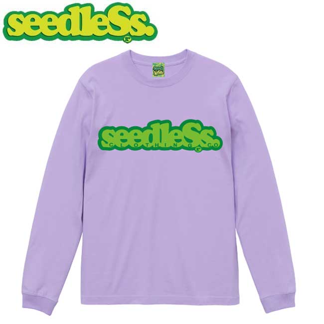 樂天商城 - シードレス seedleSs tシャツ 長袖 COOP REGULAR L/S TEE LIGHT PURPLE ロングスリーブ ロンT ライトパープル