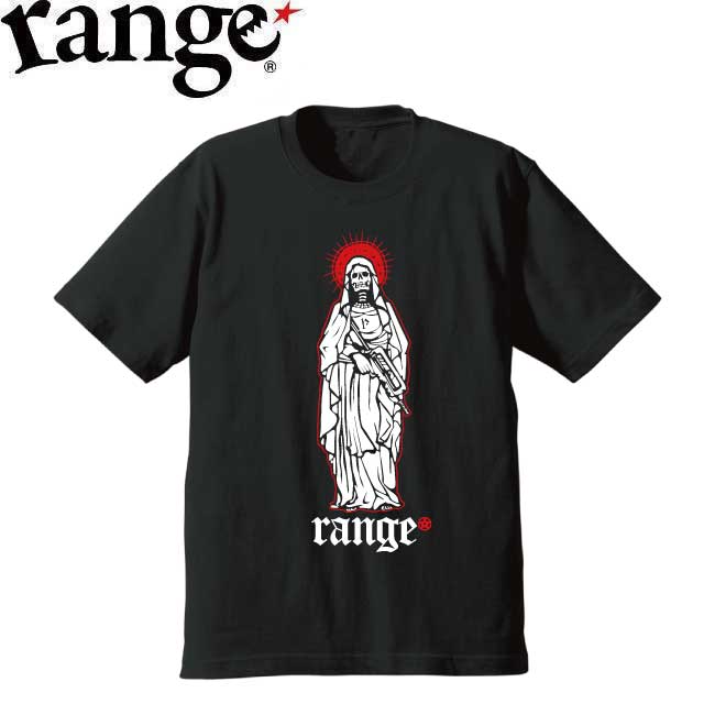 乐天商城 - レンジ range tシャツ Venes ready to fight SS TEE BLACK 半袖 Tシャツ カットソー ブラック