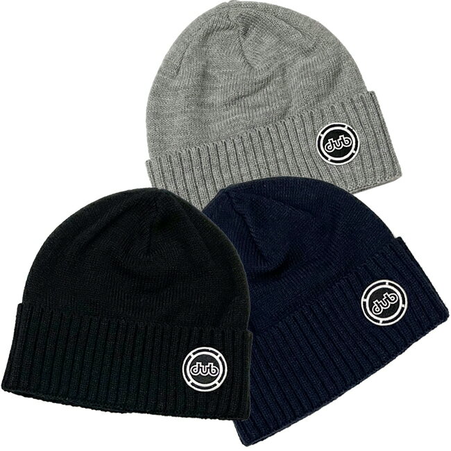 Rakuten - ビーニー DUB BRAND WEATHERGEAR ダブブランド Knite Beanie Black Navy Gray ニット帽 帽子 メンズ レディース