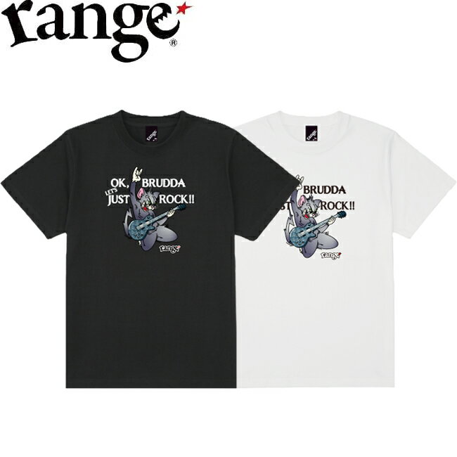 tシャツ range レンジ Rockabilly Cat S/S T-SHIRTS Sumi Black White 半袖Tシャツ カットソー メンズ レディース