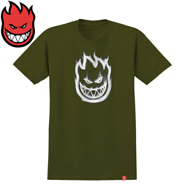 樂天商城 - tシャツ SPITFIRE スピットファイア BIGHEAD SMOKE S/S T-Shirts Military Green 半袖Tシャツ カットソー メンズ レディース