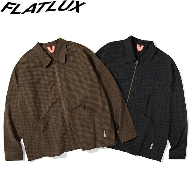 Rakuten - ジャケット FLATLUX フラットラックス Vain Zip L/S Shirt Jacket
