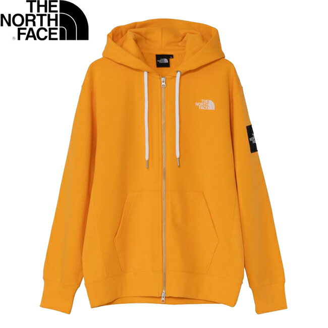 樂天商城 - パーカー THE NORTH FACE ノースフェイス Square Logo FullZip HoodSweat NT12335 SGサミットゴールド スクエアロゴ フルジップ フード スウェット メンズ レディース