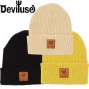 r[j[ Deviluse fr[X Heartaches Leather Patch Beanie Black Rope Mustard jbgLbv jbgX Xq Y fB[X