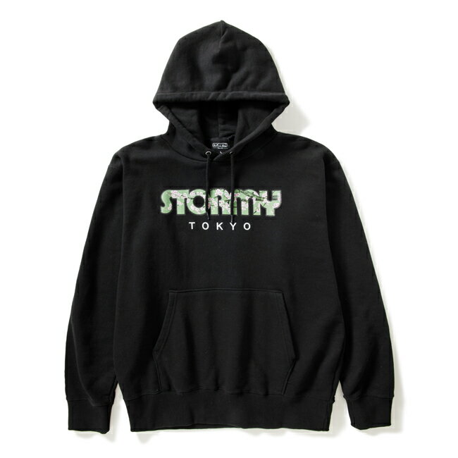 Rakuten - パーカー STORMY ORIGINAL ストーミー Logo Sakura Tokyo PULLOVER HOODIE Black プルオーバーフード スウェット メンズ レディース