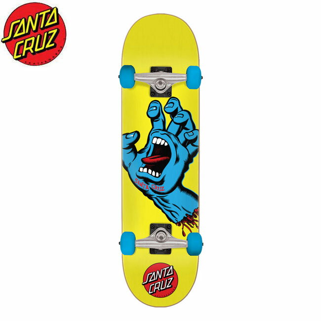 サンタクルーズ SANTACRUZ コンプリート (完成組立品) Screaming Hand SKATEBOARD COMPLETE 7.75inch エントリーモデル 初心者