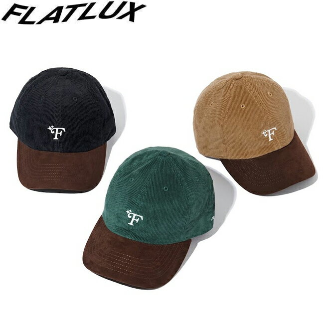 キャップ FLATLUX フラットラックス OKC 6Panel Cap Black Forest Wheat コーデュロイキャップ 帽子 メンズ レディース(4)