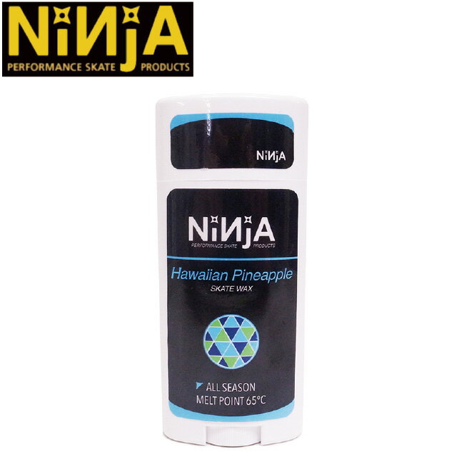 ニンジャ NINJA SKATEBOARD SK8 WAX HAWAIIAN PINEAPPLE スケートボード スケボー ワックス ハワイアン..
