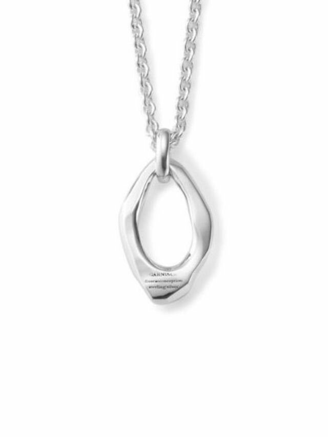 【GARNI / ガルニ】 【取り寄せ】クロッケリー リング ペンダント Mサイズ / Crockery Ring Pendant M /シルバー