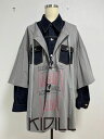 yKIDILL / LfBz y23AWzvg TVc C[h I fjWPbg / LAYERD DENIM JACKET MULTI PRINT TEE / CfBS