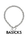 【BASICKS / ベイシックス】 【25AW】ハート ネックレス / HEART NECKLACE (MEDIUM LINK) / シルバー