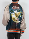 yel conductorH / R_N^[z y24SSz^CK[ hJ X[xjA WPbg / UPSIDEDOWN TIGER EMBROIDERED AGED SOURVENIR JKT / u[