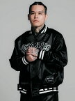 【BREATH / ブレス】 【× MITCHELL & NESS】 サテン ジャケット スタジャン / SATIN JACKET / ブラック