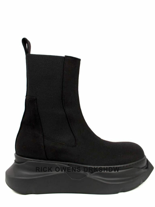 【RICK OWENS DRKSHDW / リックオウエンス ダークシャドウ】 【RICK OWENS / リック オウエンス】 【24SS】ビートル アブストラクト スニーカー / BEATLE ABSTRACT / ブラック