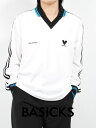【1500円クーポン】【BASICKS / ベイシックス】 【24AW】90's バイブス フットボール ロングスリーブ Tシャツ / LS 90'S VIBES FOOTBALL T-SHIRT / ホワイト