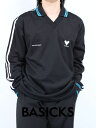 【1500円クーポン】【BASICKS / ベイシックス】 【24AW】90's バイブス フットボール ロングスリーブ Tシャツ / LS 90'S VIBES FOOTBALL T-SHIRT / ブラック