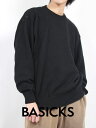 【1500円クーポン】【BASICKS / ベイシックス】 【25SS】ラブ イズ リアル コットン ニット セーター / LOVE IS REAL KNIT / ブラック