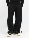 【NVRFRGT / ネヴァーフォーゲット】 【25SS】3D ツイステッド ラウンジ ワイド パンツ / 3D TWISTED LOUNGE WIDE PANTS / BLACK(ブラック)