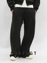 【NVRFRGT / ネヴァーフォーゲット】 【25SS】3D ツイステッド ラウンジ ワイド パンツ / 3D TWISTED LOUNGE WIDE PANTS / DARK BROWN(ダークブラウン)