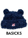 【BASICKS / ベイシックス】 【25AW】ベアー ビーニー / BEAR BEANIE / ネイビー
