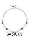 【BASICKS / ベイシックス】 【25AW】マルチプル ロゴ ネックレス / MULTIPLE LOGO NECKLACE / シルバー