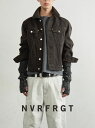 【NVRFRGT / ネヴァーフォーゲット】 【25AW】 3D トラッカー ジャケット / 3D TRUCKER JACKET / DARK BROWN(ダーク ブラウン)