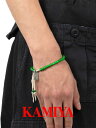【KAMIYA / カミヤ】 【25AW】グラス ビーズ ブレスレット / GLASS BEADED BRACELET / グリーン