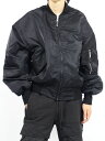 【entire studios / エンタイアスタジオ】 【25AW】ナイロン ボンバー ジャケット / BROAD BOMBER / OIL(ブラック)