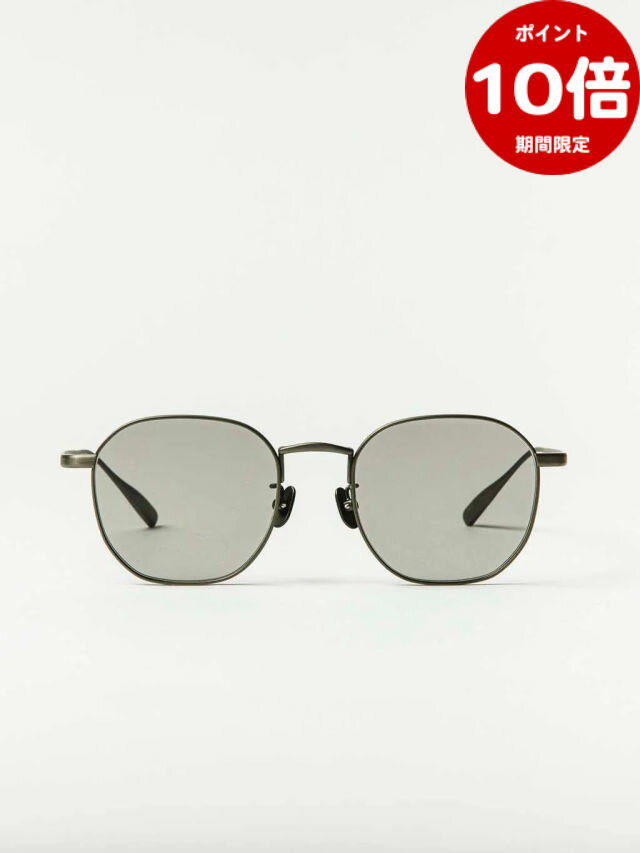 期間限定P10倍【GLITCH / グリッチ】 サングラス アイウェアー ロスキレ / ROSKILDE / アンティークグレー×グレーレンズ