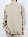 【NAPE_ / ネイプ】 【25AW】ピグメント ロングスリーブ スウェット プルオーバー / PGMNT LSC / ベージュ