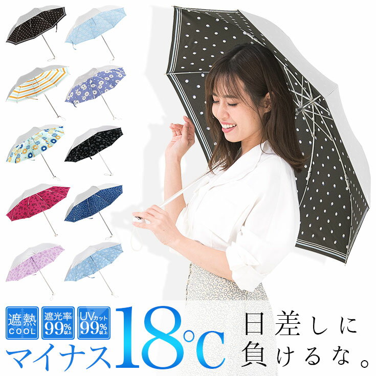 【セール20%OFF＆ポイント10倍】日傘 折りたたみ 傘 レディース 晴雨兼用 uvカット99％以上 遮光率99％以上 UPF50+ 遮熱効果 シルバー 総柄 プレゼント ギフト