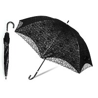 日傘晴雨兼用レース二重張りスライド式uvカット99%以上遮光率99%以上UPF50+遮熱効果シルバーレディース傘
