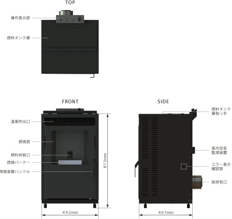 【送料無料】【カードOK】トヨトミペレットストーブ　MUUMUU　PE-8☆今話題の木質ペレットを燃料に使う地球にやさしいストーブです。★商品が重量物の為、宅配便で発送出来ない為、個人様宛では無く、設置会社宛までのお届けになります。★