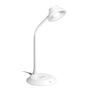 【送料無料】【ワイヤレス充電機能付き】LEDデスクライト(420Lm/ホワイト・ピンク・グリーン)DS-LD41AQ(株)オーム電機06-3732◎スマホを置くだけ充電(Qi規格対応)◎★沖縄・離島地域は送料の追加を頂きます。★
