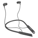 【送料無料】ワイヤレスネックイヤホン（軽量 重低音/Bluetooth/ダイナミック型 口径10mm/連続再生最大10時間/ブラック）HP-W218N(株)オーム電機 03-2499★送料を安くする為に 定形外郵便での発送です。★代引き 後払い決済不可