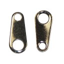 アクセサリーパーツ 金具 板カン 小 黒色 ブラック 基礎金具
