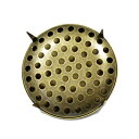 アクセサリーパーツ 金具 シャワーブローチピン 25mm 金古美 アンティークゴールド