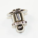 アクセサリーパーツ 金具 タイタック キャッチのみ 10mm 銀色 シルバーカラー